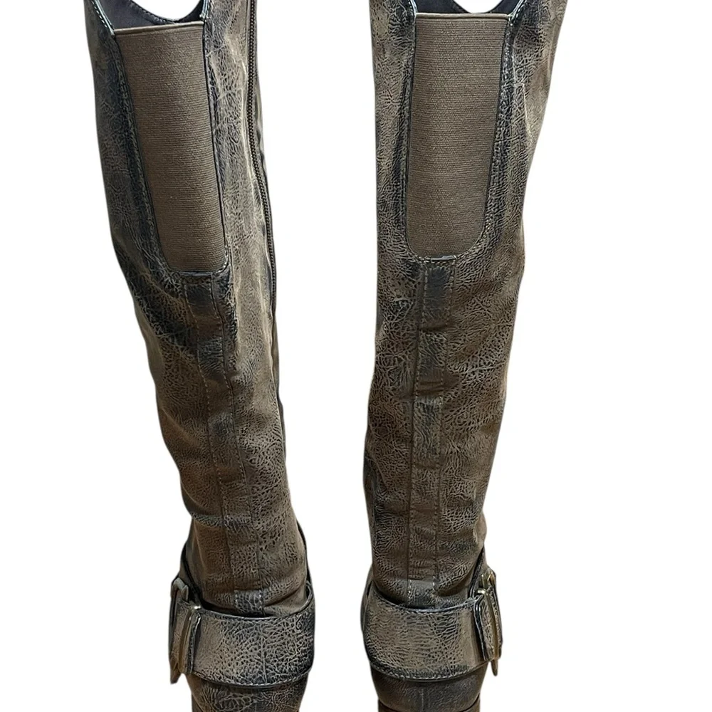 Madeline Over the‎ Knee Charcoal Boots